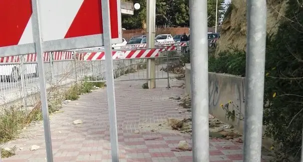 Frana il costone roccioso di Monte Urpinu: lavori ancora fermi