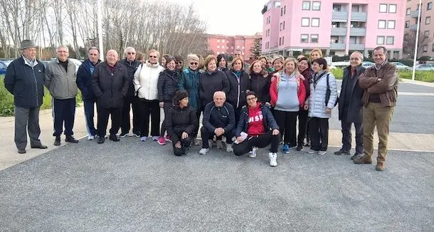 Gruppo di cammino del quartiere di Sant'Orsola: ieri la prima \"uscita\"