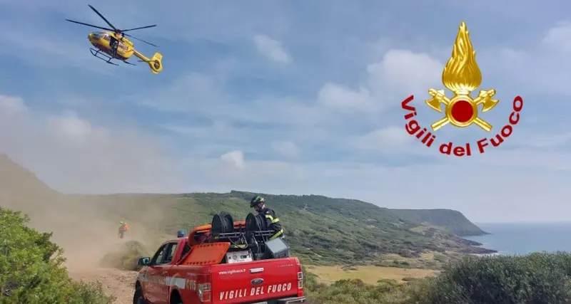 Tresnuraghes. Forti dolori al torace dopo caduta: soccorso motociclista