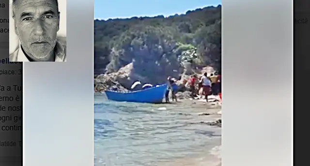 Il barchino dei migranti in spiaggia tra i bagnanti. Cappellacci: “Decine di algerini al giorno e il Governo che fa?”