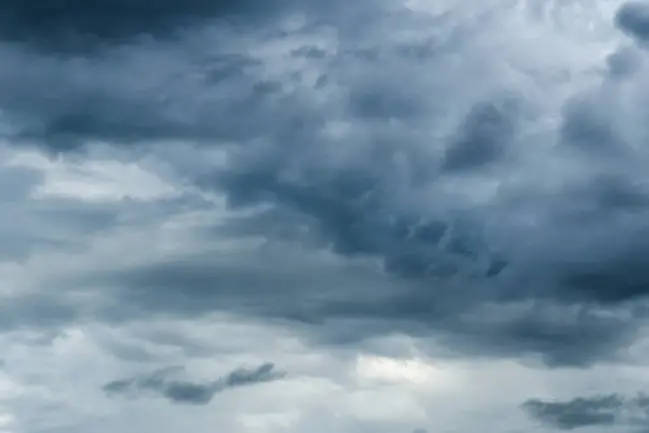 Panorama of beautiful clouds. Background of a grey sky and cloud.