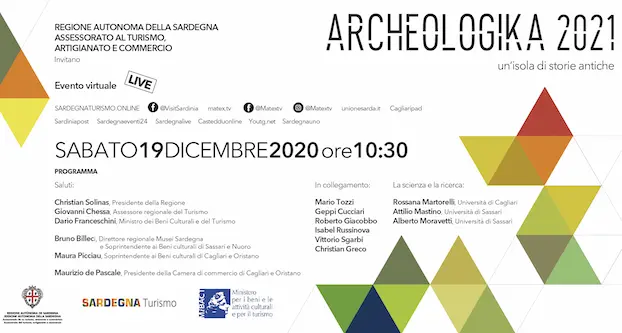 ARCHEOLOGIKA 2021: Un’Isola di storie antiche. In diretta su Sardegna Live