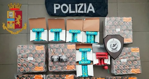 Cagliari. Ecco l’arsenale per il Capodanno: 176 kg di materiale esplodente