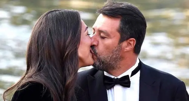 Matteo Salvini in love a Venezia