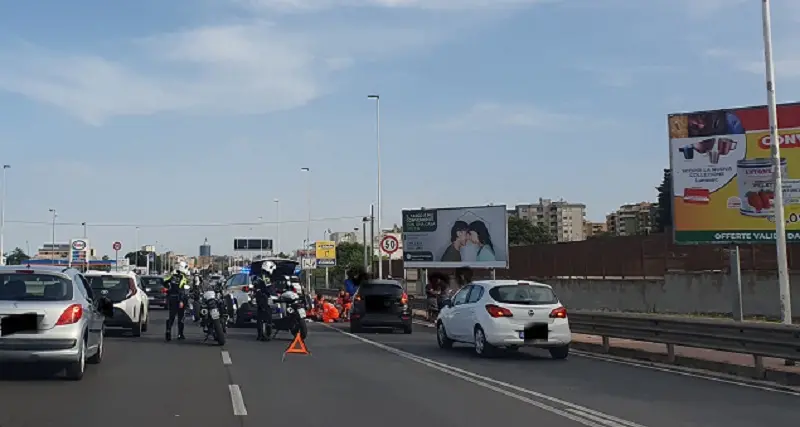 Cagliari: incidente sull'Asse mediano, un ferito