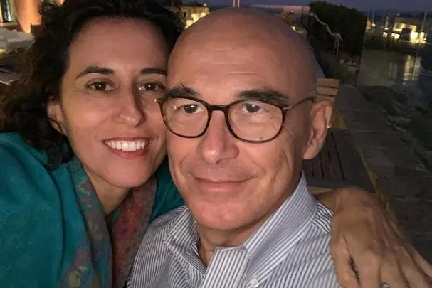 Renato Soru e la neo moglie Dolores Lai