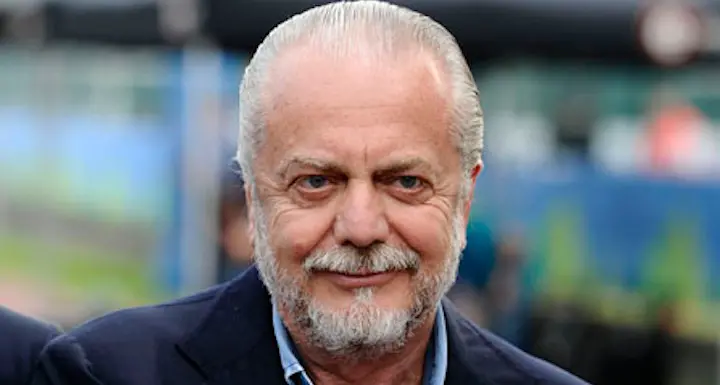 Il patron del Napoli De Laurentiis positivo al Covid