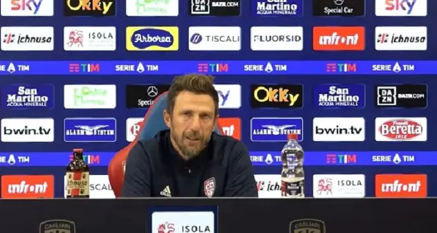 Cagliari-Inter. Di Francesco: \"Dispiace, ma ottima prestazione\"