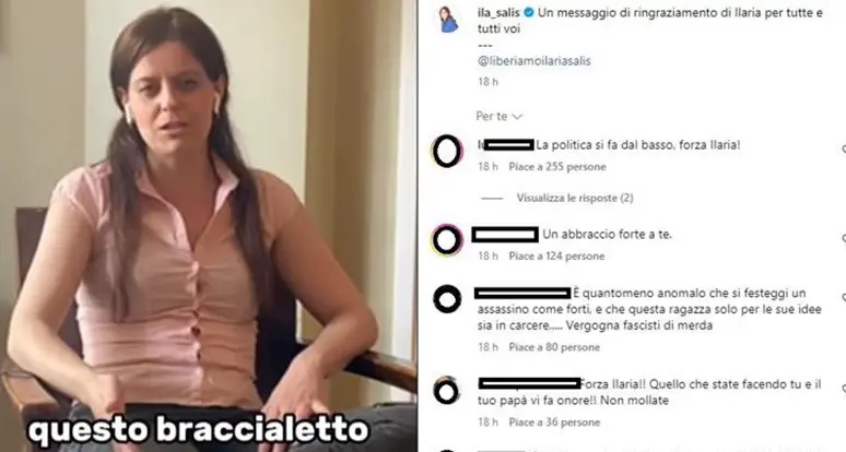 Ilaria Salis, primo video social: \"In campo contro ingiustizie, spero di abbracciarvi presto in Italia\"