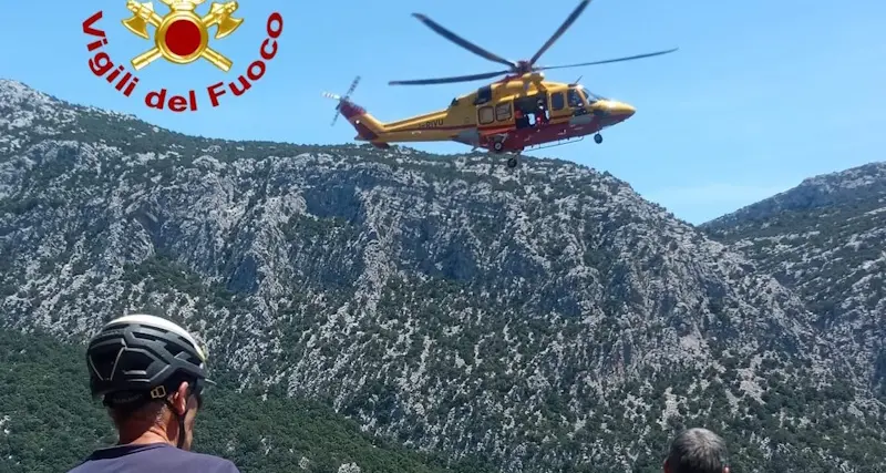 Oliena. Ferita da una pietra durante l’arrampicata, finisce in ospedale