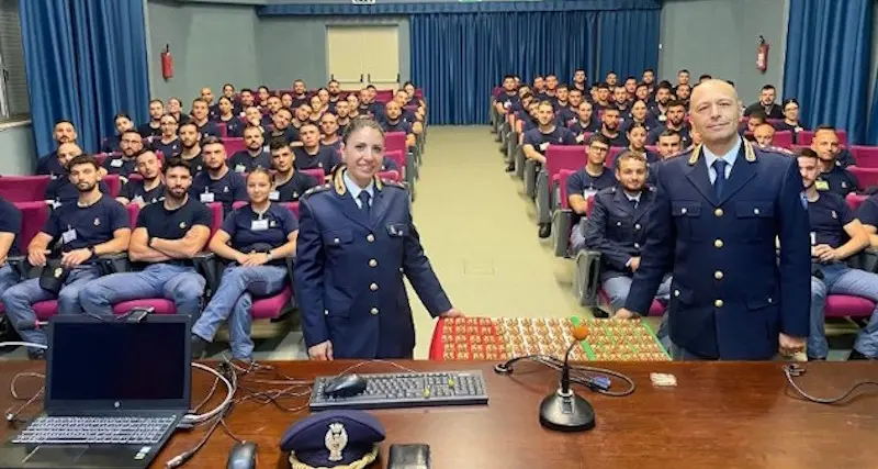 Polizia, consegna alamari agli agenti del 225° corso