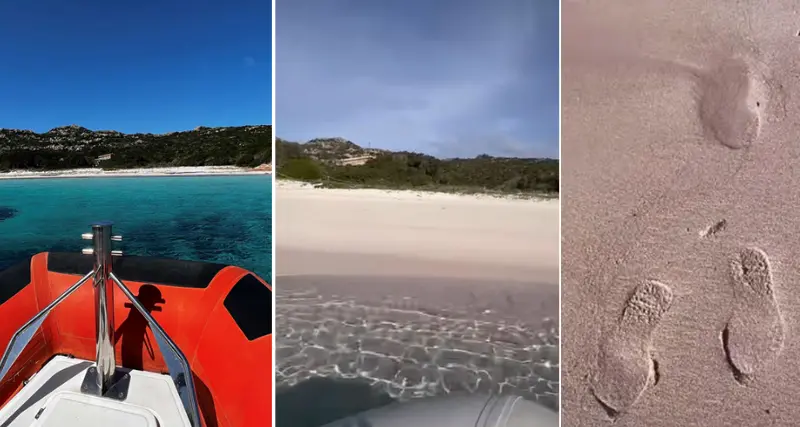 Sbarca sulla spiaggia Rosa a Budelli e posta video sui social: multata