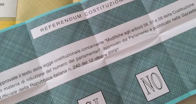 Referendum taglio parlamentari: in Sardegna il sì al 68,43 %, 31,57 % no