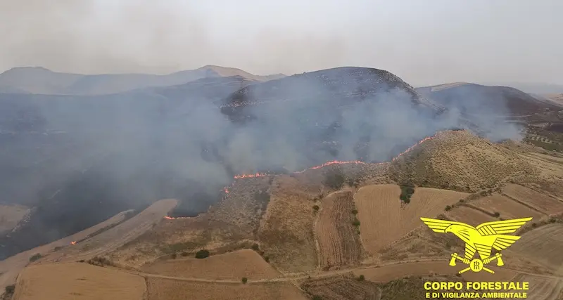 Quattordici Incendi oggi in Sardegna: a Guasila e San Vito i mezzi aerei