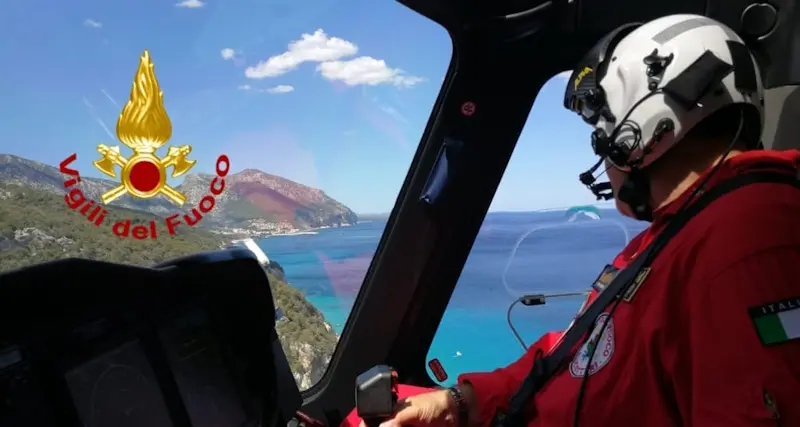 Cala Gonone, escursionista colta da malore soccorsa dai Vigili del Fuoco