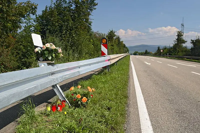 Fatal crash site