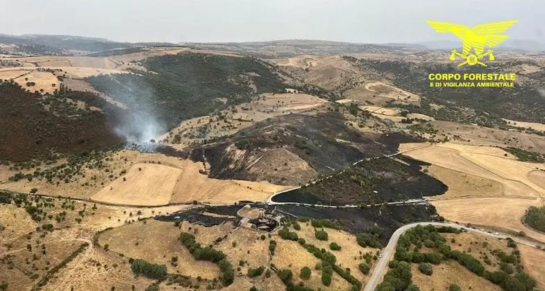 Oggi 15 incendi in Sardegna. Mezzi aerei a Orroli