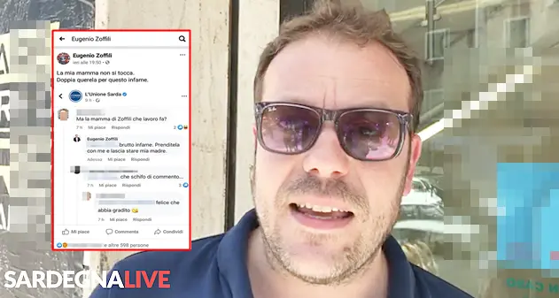 Eugenio Zoffili: “La mia mamma non si tocca, doppia querela per questo infame”