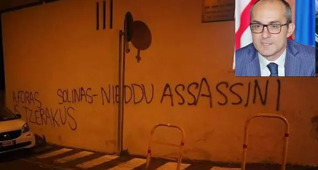 Minacce a Solinas e Nieddu. Truzzu: \"Scritte vili e becere\"