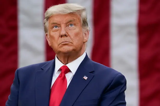 President Donald Trump listens during an event on Operation Warp Speed in the Rose Garden of the White House, Friday, Nov. 13, 2020, in Washington. (AP Photo/Evan Vucci) 