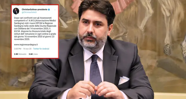Covid, la Regione: “Scuole sarde chiuse fino al 23 novembre? Tutto falso”