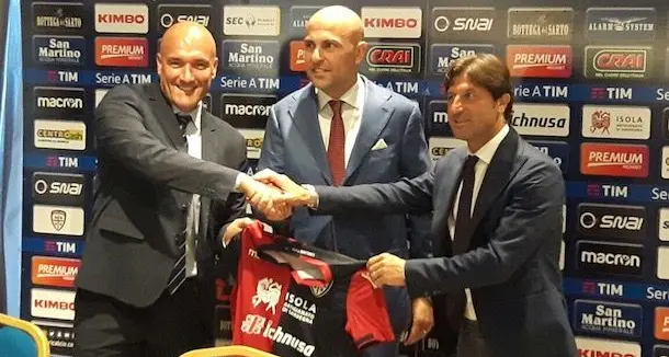 Il Cagliari presenta il nuovo Direttore Sportivo, Giovanni Rossi