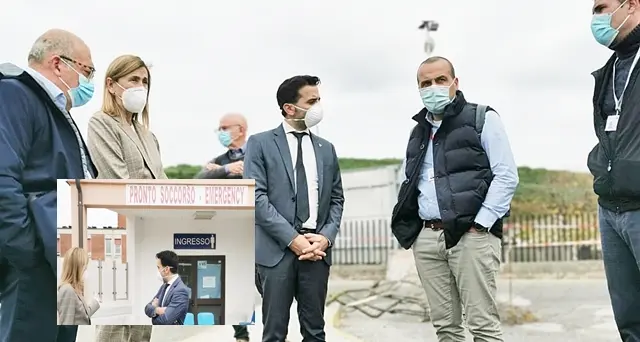 Covid, ospedale da campo al San Francesco, Lampis: “Anche la Protezione Civile al fianco dei sanitari”