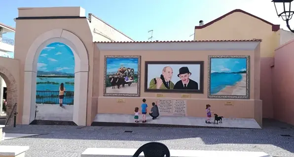 Agnes Zimmermann e Luca Cocco, ecco il loro nuovo murale a Capoterra