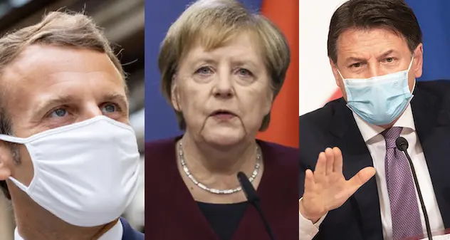 Lockdown, Conte resiste, ma Macron e Merkel aprono strada