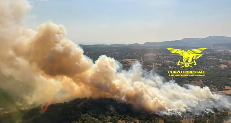 Sardegna in fiamme, oggi 15 nuovi incendi e riaccensioni di roghi precedenti