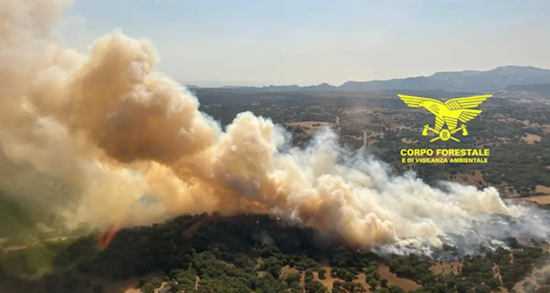 Incendi, proseguono attività di spegnimento di focolai residui a Pozzomaggiore