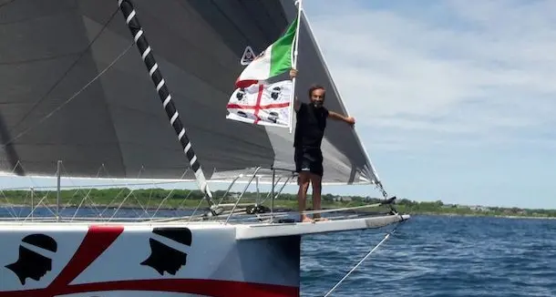 Vela. Andrea Mura su \"Vento di Sardegna\" vince la Ostar 2017