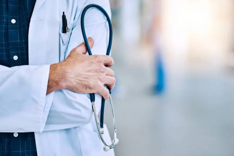 Cropped shot of an unrecognizable doctor holding a stethoscope