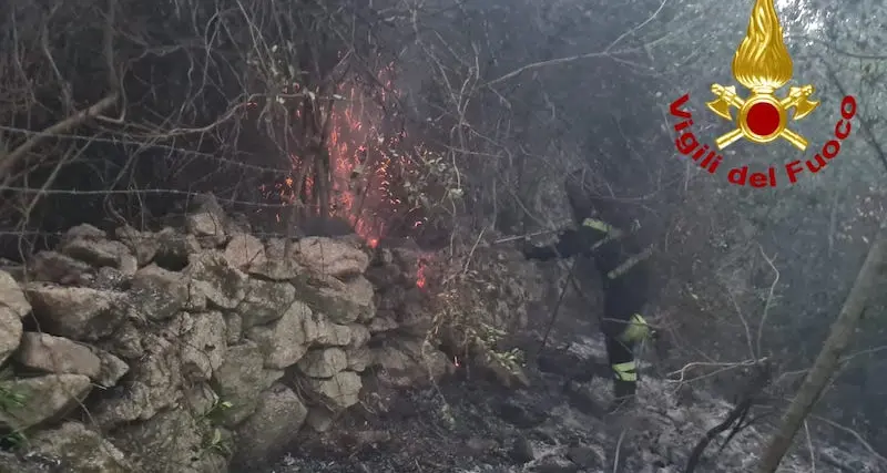 Incendio a Calangianus, verrà dichiarato lo stato di calamità