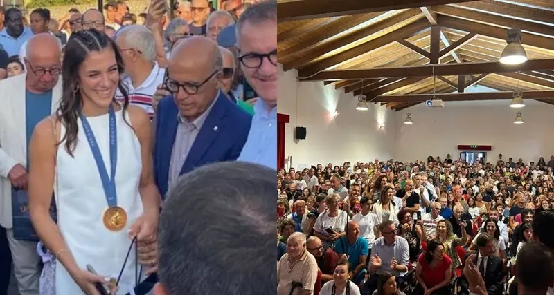 Grande festa a Narbolia per il ritorno a casa di Alessia Orro