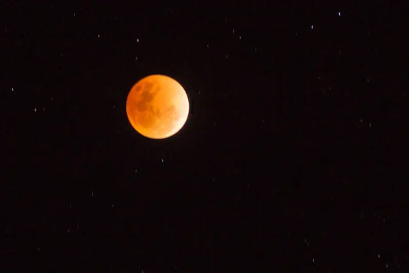 On 31st January 2018 a rare celestial event occurred.  The extremely rare Super Blue Blood Moon lunar eclipse.  Three \\u2018moon\\u2019 events rolled into one, the last time this occurred was in the year 1866.  A once in a lifetime opportunity to see.  Image taken in Ko Lanta, Krabi, Thailand.