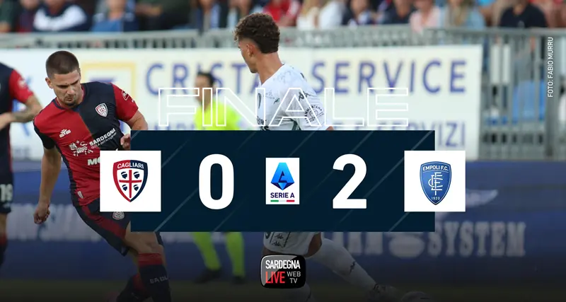 Cagliari-Empoli 0-2, rossoblù annichiliti e senza scusanti