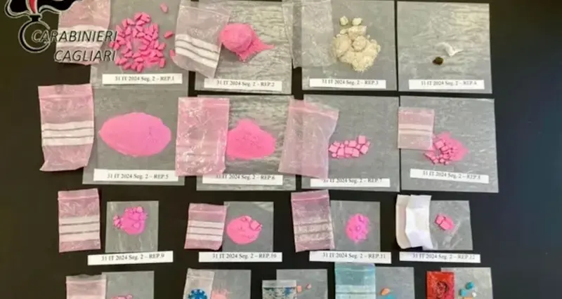 “Cocaina rosa”: primo sequestro a Cagliari, un giovane in manette