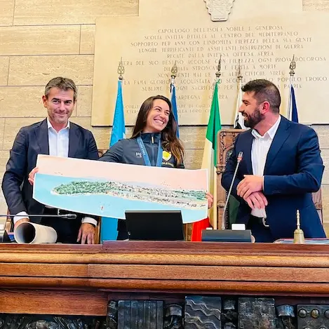 Cagliari. L'olimpionica Marta Maggetti premiata a Palazzo Bacaredda