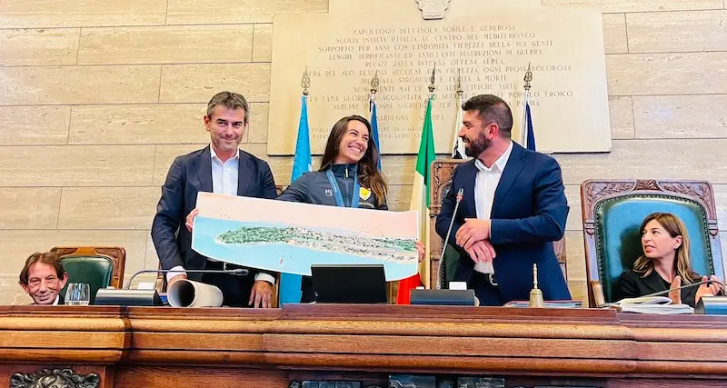 Cagliari. L'olimpionica Marta Maggetti premiata a Palazzo Bacaredda