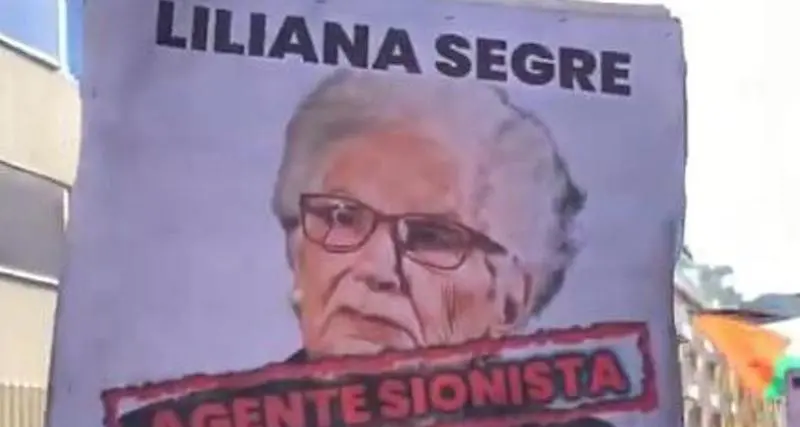 Mo: cartello antisemita contro Liliana Segre, procura indaga per odio razziale