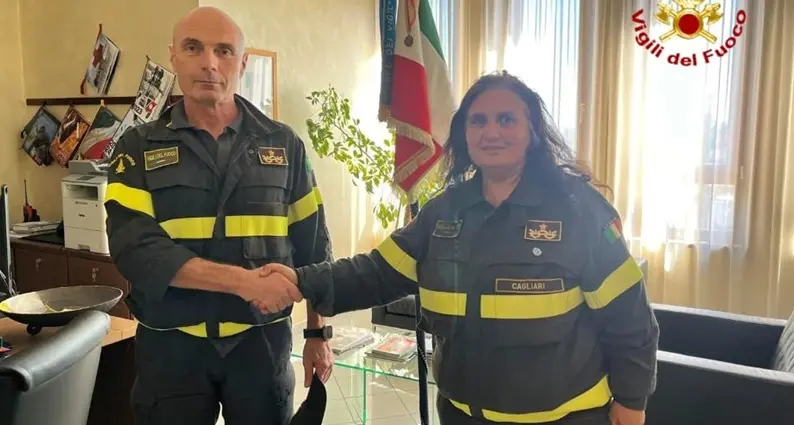 Vigili del Fuoco di Cagliari: cambio al vertice, Luca Manselli nuovo comandante