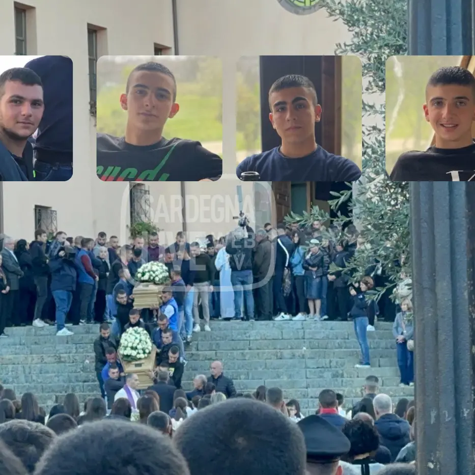 L'ultimo saluto ai quattro amici di Fonni: l'omelia del vescovo Antonello Mura