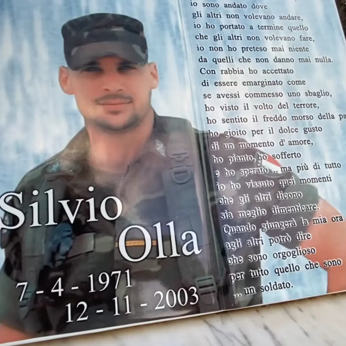 Strage di Nassiriya. La Sardegna non dimentica Silvio Olla