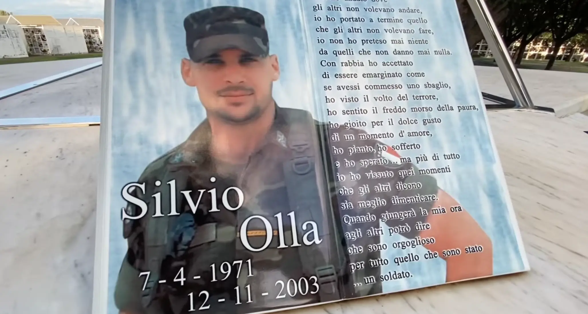 Strage di Nassiriya. La Sardegna non dimentica Silvio Olla