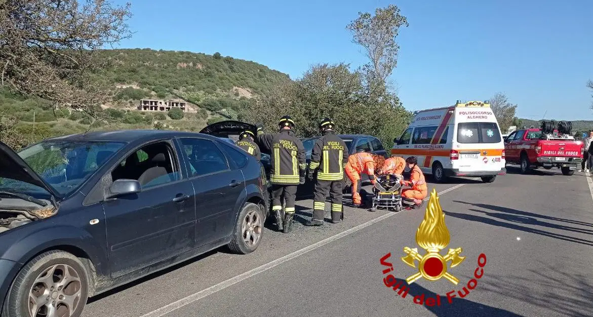 Incidente a catena sulla SS 127 bis ad Alghero: due feriti