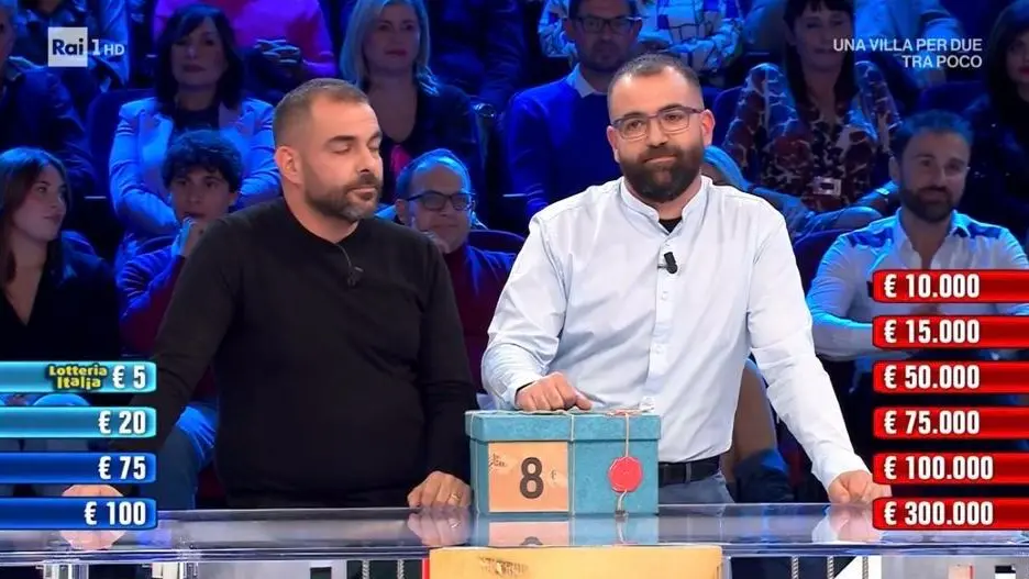 Luca Melosu sfida il \"Dottore\" ad Affari Tuoi, ma la fortuna non lo assiste