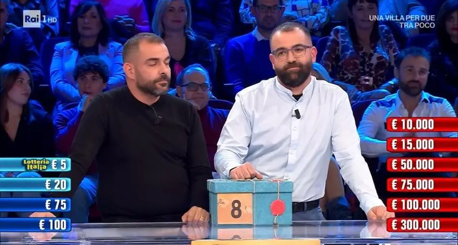 Luca Melosu sfida il \"Dottore\" ad Affari Tuoi, ma la fortuna non lo assiste