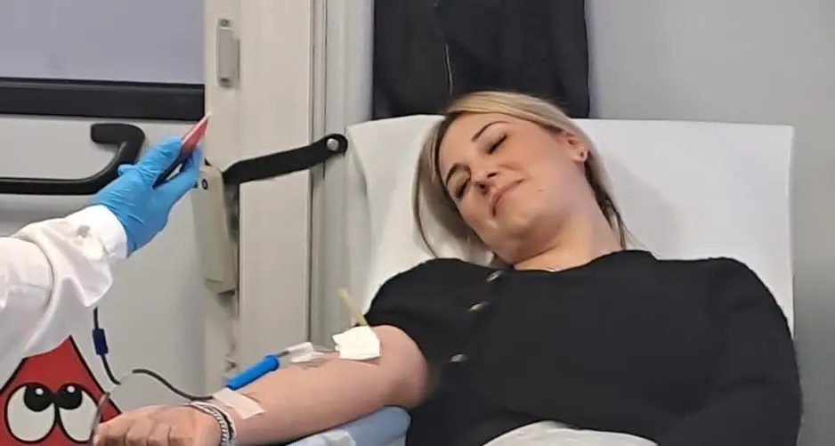 Avis Torralba, prima donazione di sangue per Martina: \"Un gesto semplice e fondamentale\"