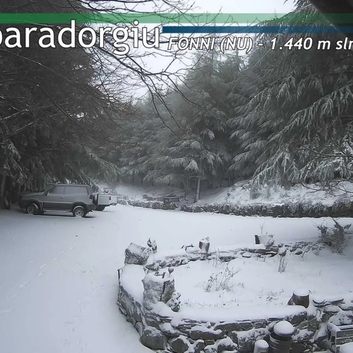In Barbagia è arrivata la neve: Gennargentu imbiancato durante la notte